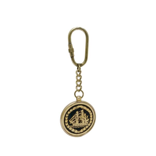 Brass Calender Keychain 4.2 Inch KBH10401