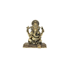 Brass Ganesha 2.2 Inch KBH10421