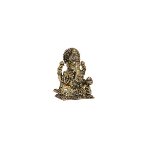 Brass Ganesha 2.6 Inch KBH10423