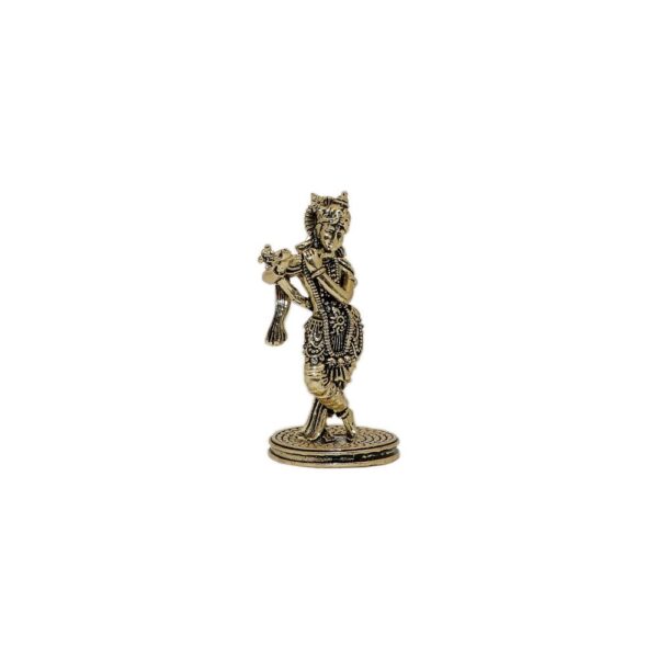 Brass Krishna 2.5 Inch KBH10445