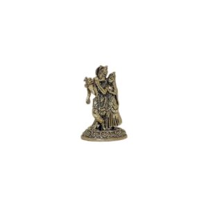 Brass Radha Krishna 2 Inch KBH10449