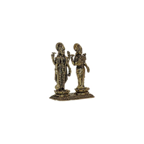 Brass Vishnu Lakshmi 2.2 Inch KBH10457