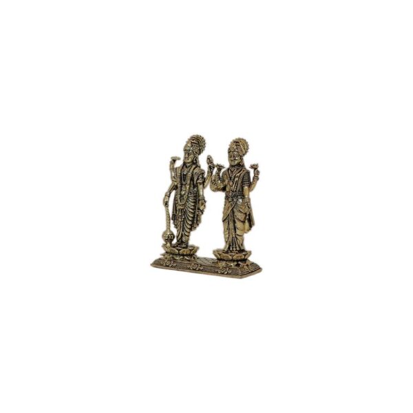 Brass Vishnu Lakshmi 2.2 Inch KBH10457