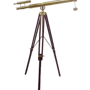 brass with wooden stand telescope victorian marine (big) 63 Inch BH00187