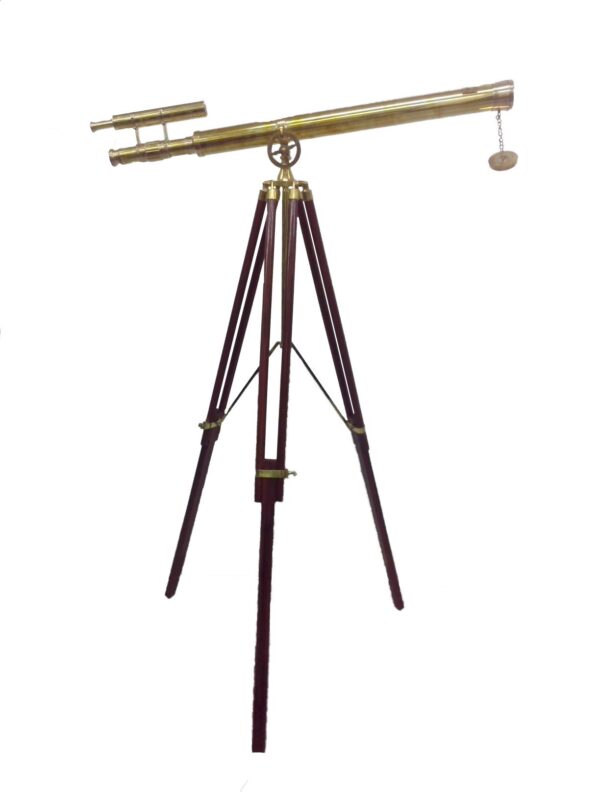 brass with wooden stand telescope victorian marine (big) 63 Inch BH00187