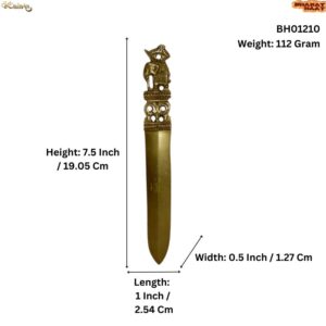 Brass Paper katar 7.5 Inch KBH01210