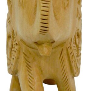 Wooden Elephant Up Trunk 4 Inch KBH03696