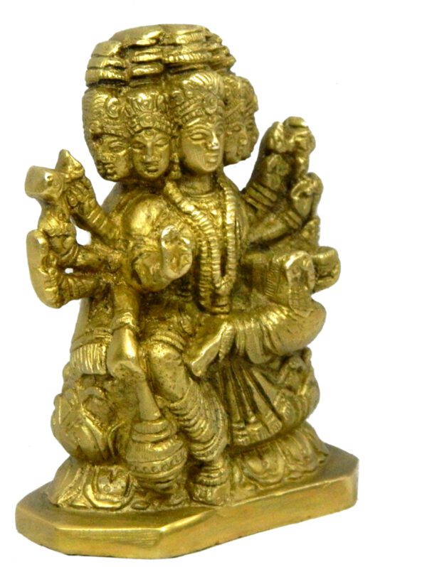 Brass Gayatri Maa 4.5 Inch KBH03945