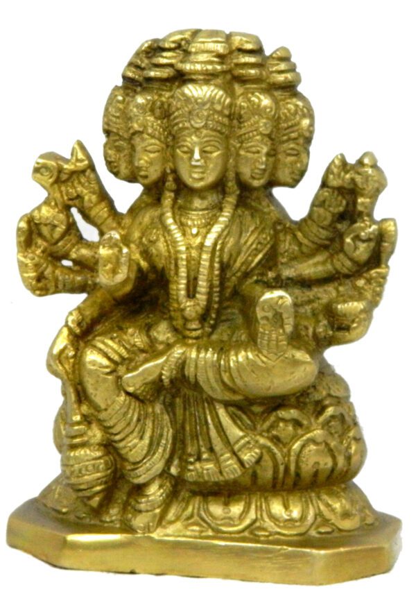 Brass Gayatri Maa 4.5 Inch KBH03945