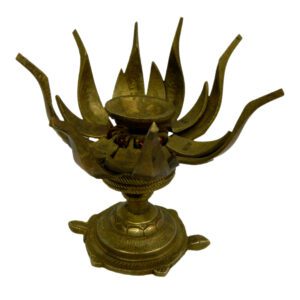 Brass Tortoise Shivling Stand 5 Inch KBH04226