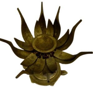 Brass Tortoise Shivling Stand 5 Inch KBH04226