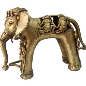 Brass Bharat Haat Decorative Elepant 6 Inch KBH04675