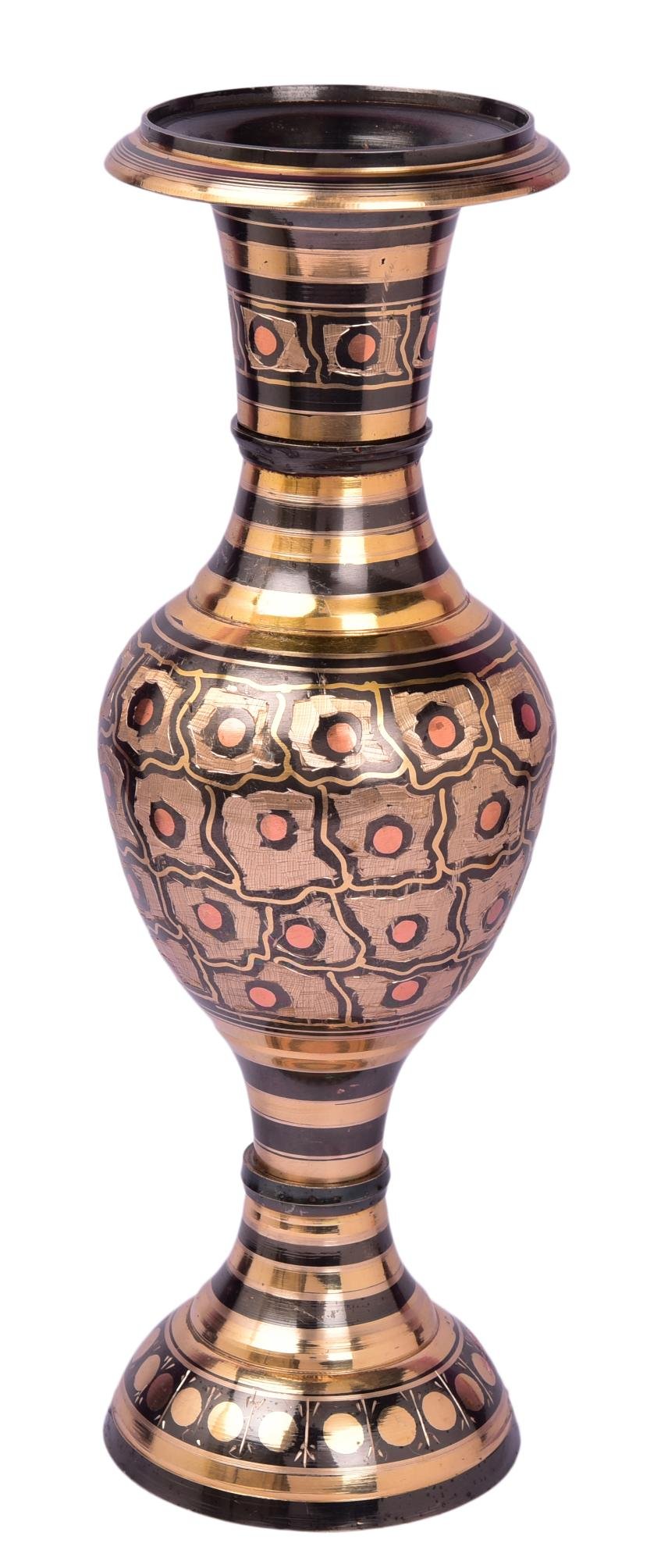 Brass Black Finish flower pot log medium 12.3 Inch BH05025 Brass Black Finish flower pot log medium 12.3 Inch BH05025