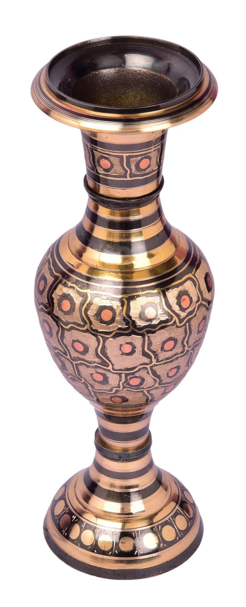 Brass Black Finish flower pot log medium 12.3 Inch BH05025 Brass Black Finish flower pot log medium 12.3 Inch BH05025