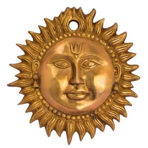 Brass Sun Wall hanging 10.3 Inch BH05046