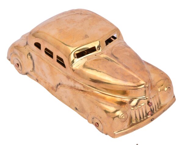 Brass Car Model Pan box 3.8 Inch KBH05067