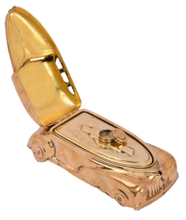 Brass Car Model Pan box 3.8 Inch KBH05067