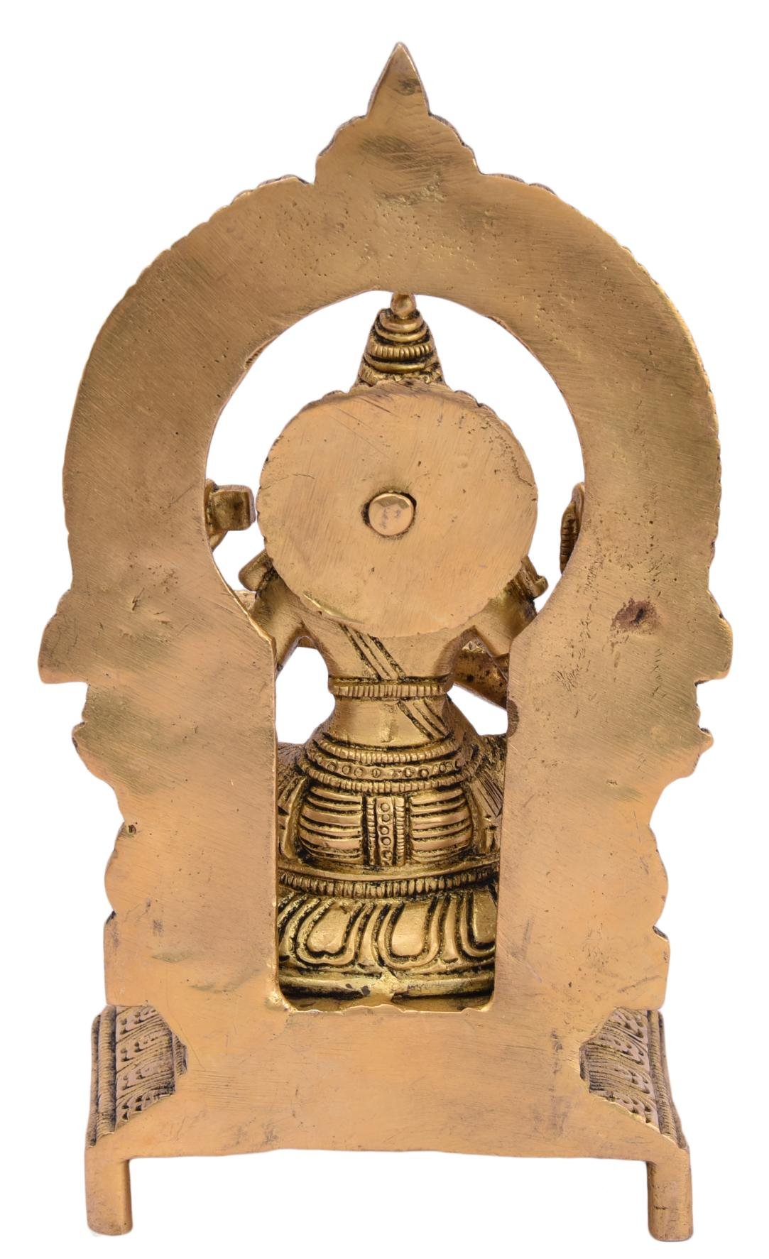 Brass Kaman Saraswati finee work 7.5 Inch BH05069 Brass Kaman Saraswati finee work 7.5 Inch BH05069