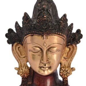 Brass gautam Budda Face 6 Inch BH05096