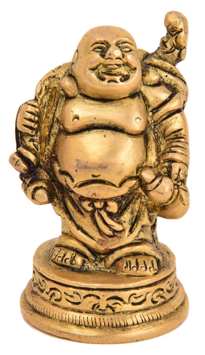 KALARAMBH Brass Lauging Buddha medium 3 Inch, Pcs KALARAMBH Brass Lauging Buddha medium 3 Inch, Pcs