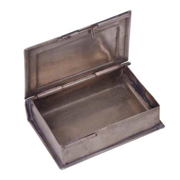 Copper Old Pan Box, German Silver Plating 1.5 Inch KBH05557