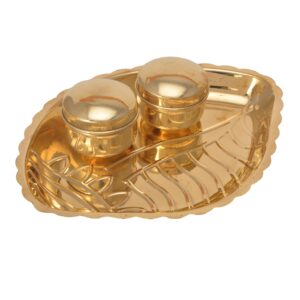 Brass BIG PAN SHAPE 2 KANKAVATI 1.8 Inch KBH05761