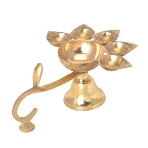 Brass Aarti divi 3.2 Inch KBH06128