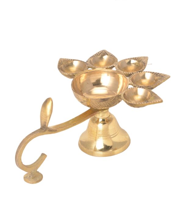 Brass Aarti divi 3.2 Inch KBH06128