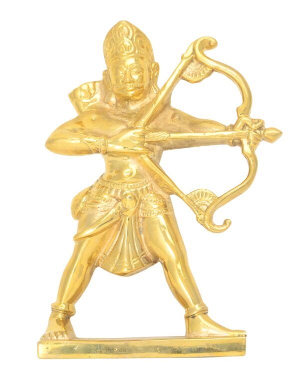 Brass ghantakarn mahaveer 8.9 Inch KBH06282