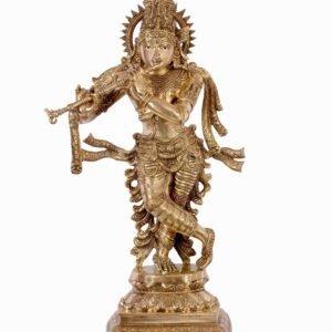 KALARAMBH Brass krishna 25.8 Inch, Pcs