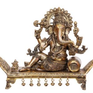 Brass Ganesha 13.3 Inch KBH06867