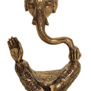 Brass ganesh 7 Inch BH06911