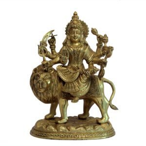 Brass Super Fine Ambe maa 12 Inch BH07228