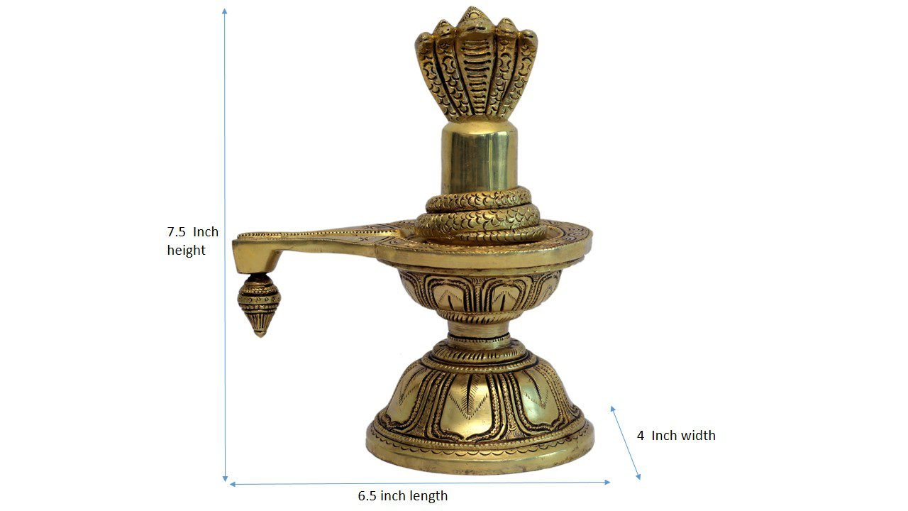 Brass Shivlig sankar 7.5 Inch BH07229 Brass Shivlig sankar 7.5 Inch BH07229