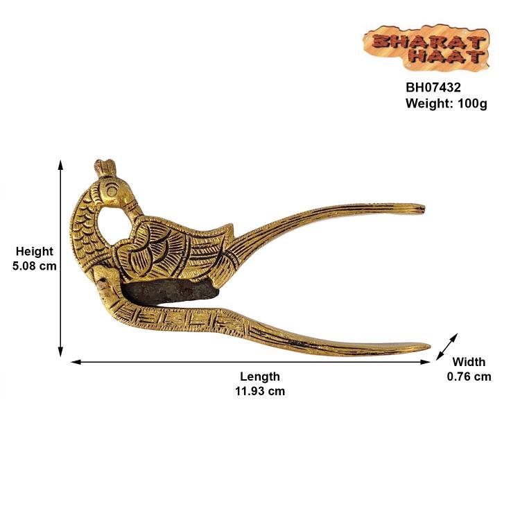 Brass Peacock Sudi 2 Inch BH07432 Brass Peacock Sudi 2 Inch BH07432