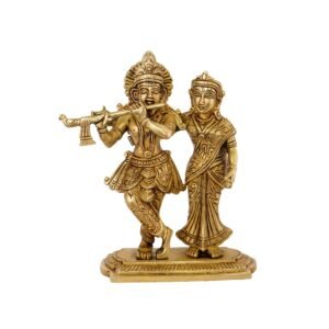 Brass Radha Krishna 7.75 Inch KBH07918