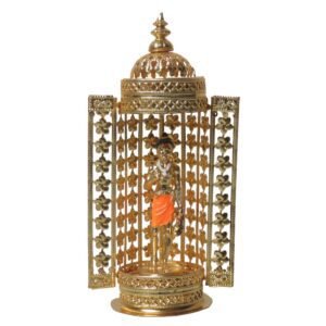 White Metal Gold Platted Neelkanth Varni Small Gold Platted Small for Car Dashboard 6 Inch KBH08546