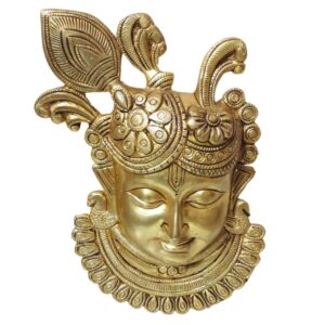 Brass shrinathji Wall Hanging 9.5 Inch BH08548