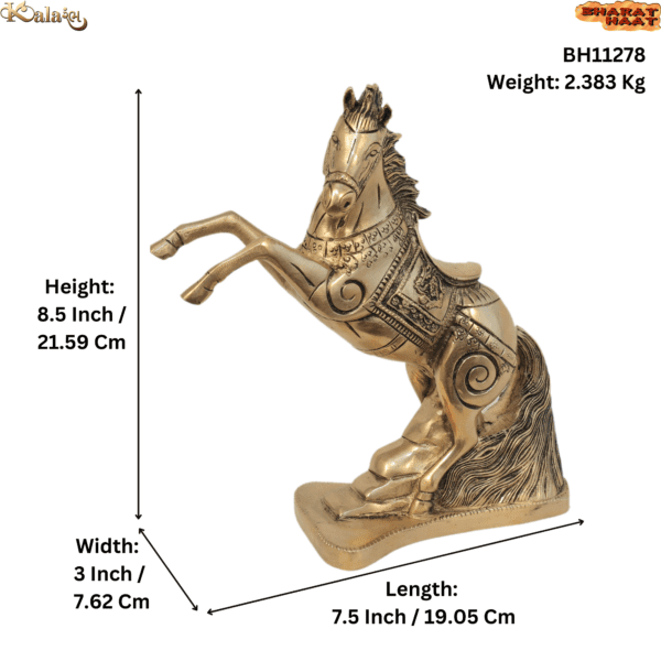 Brass Horse 8.5 Inch KBH11278