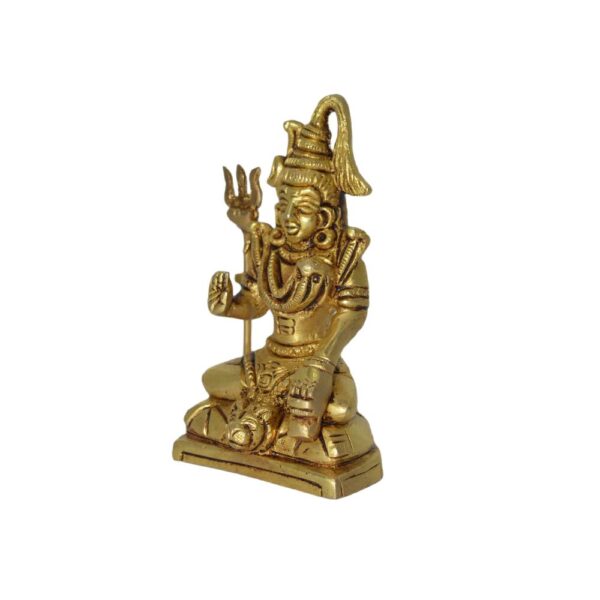 Brass Shiv ji 3.8 Inch KBH07613