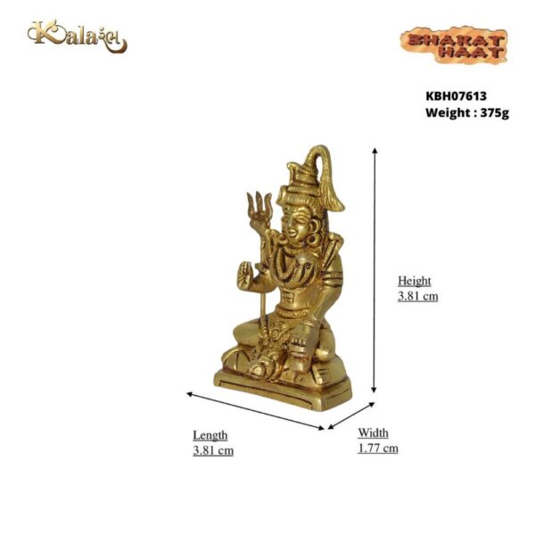 Brass Shiv ji 3.8 Inch KBH07613