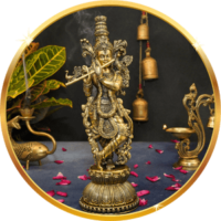 Krishna in Wax Dia Krishna in Wax Dia