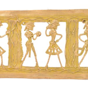 KALARAMBH Brass Brass Hanging Art 4 Inch, Pcs