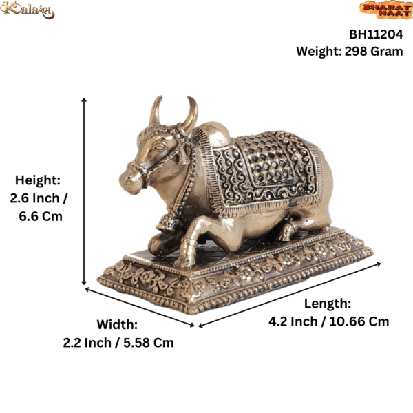 Brass Nandi 2.6 Inch KBH11204