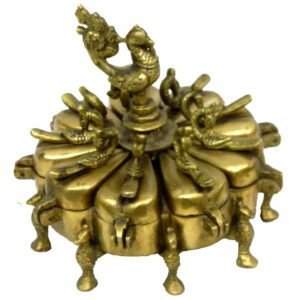KALARAMBH Brass Kankawati Big 6.5 Inch, Pcs BH03968