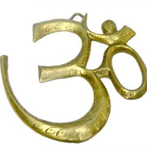 KALARAMBH Brass Om 6.5 Inch, Pcs BH04357