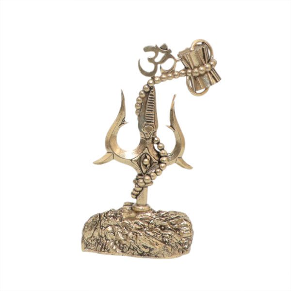 KALARAMBH Brass Trishul 4 Inch, 1 Pcs BH10383