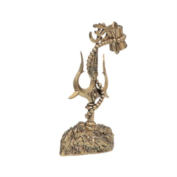 KALARAMBH Brass Trishul 4 Inch, 1 Pcs BH10383