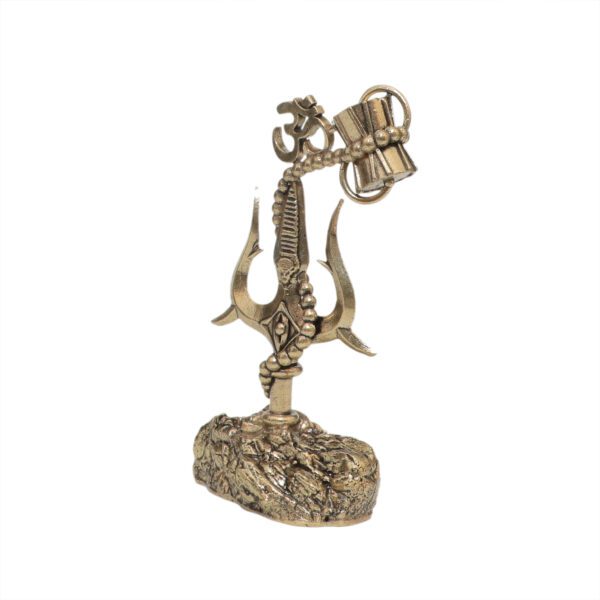 KALARAMBH Brass Trishul 4 Inch, 1 Pcs BH10383