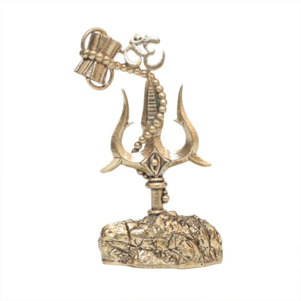 KALARAMBH Brass Trishul 4 Inch, 1 Pcs BH10383